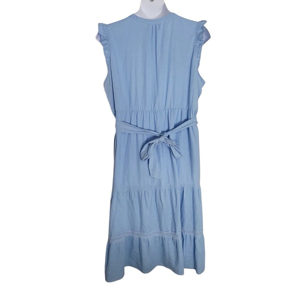 Adorable Adyson Parker Linen Blend Midi - Picture 3 of 6